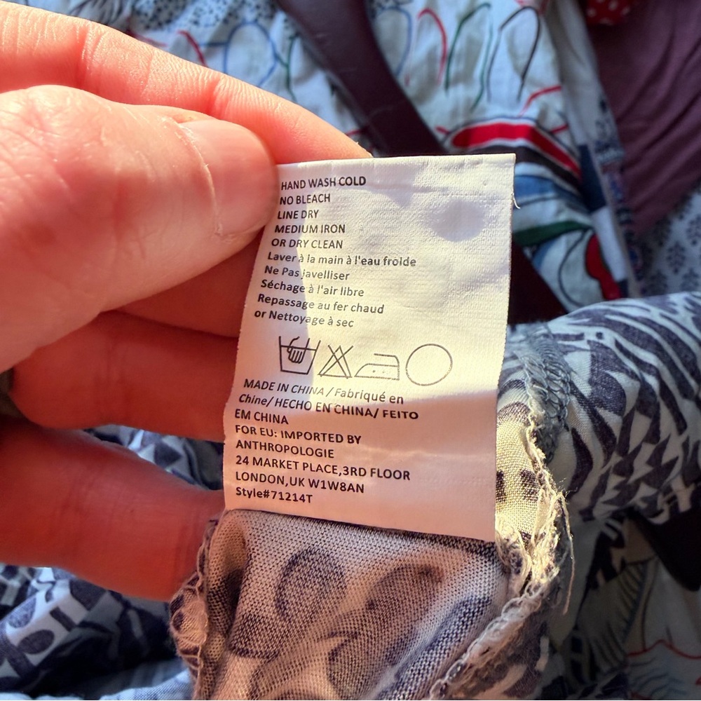 Tiny | Crochet Neck Patterned Blouse - image 7